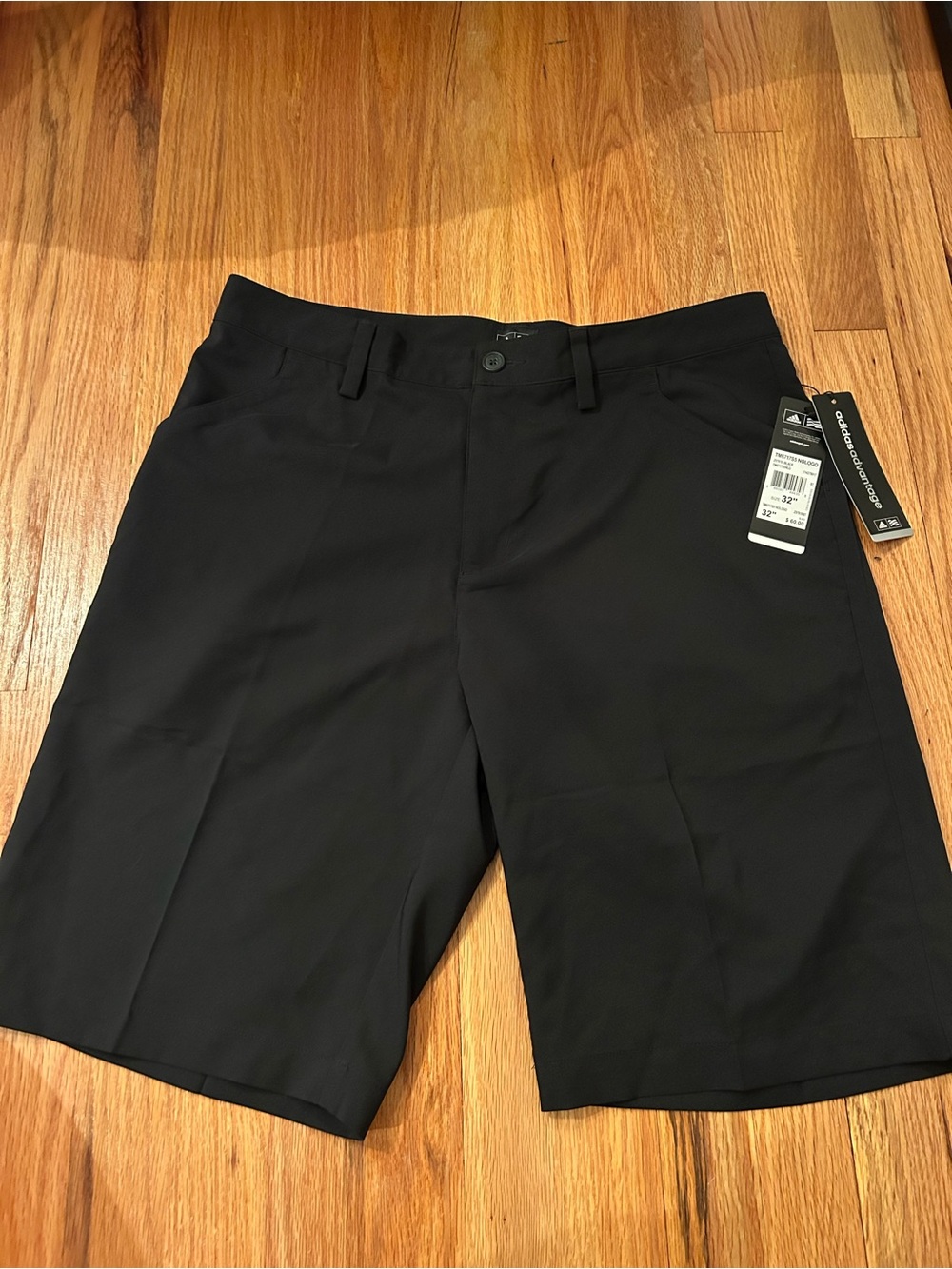 Men's Black Performance Golf Shorts - Brand: Adidas
